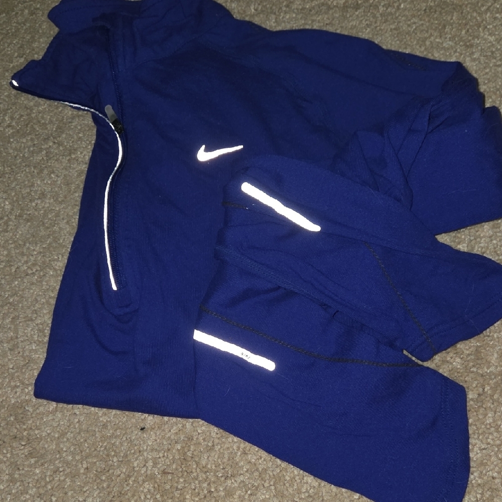 Nike Deep Blue Half-Zip Pullover - Picture 4 of 4